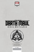 STAR WARS DARTH MAUL BLACK WHITE RED #1 FELIPE MASSAFERA EXCLUSIVE TRADE VARIANT (APR24)