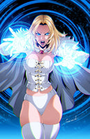 EMMA FROST WHITE QUEEN #1 GODTAIL AMAZING CON/HEROES CON EXCLUSIVE TRADE & VIRGIN VARIANT PACK