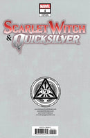 SCARLET WITCH & QUICKSILVER #1 PEACH MOMOKO VIRGIN VARIANT (FEB24)
