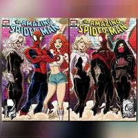 AMAZING SPIDER-MAN #63 & #64 CONNECTING COVER KAARE ANDREWS EXCLUSIVE TRADE VARIANT PACK