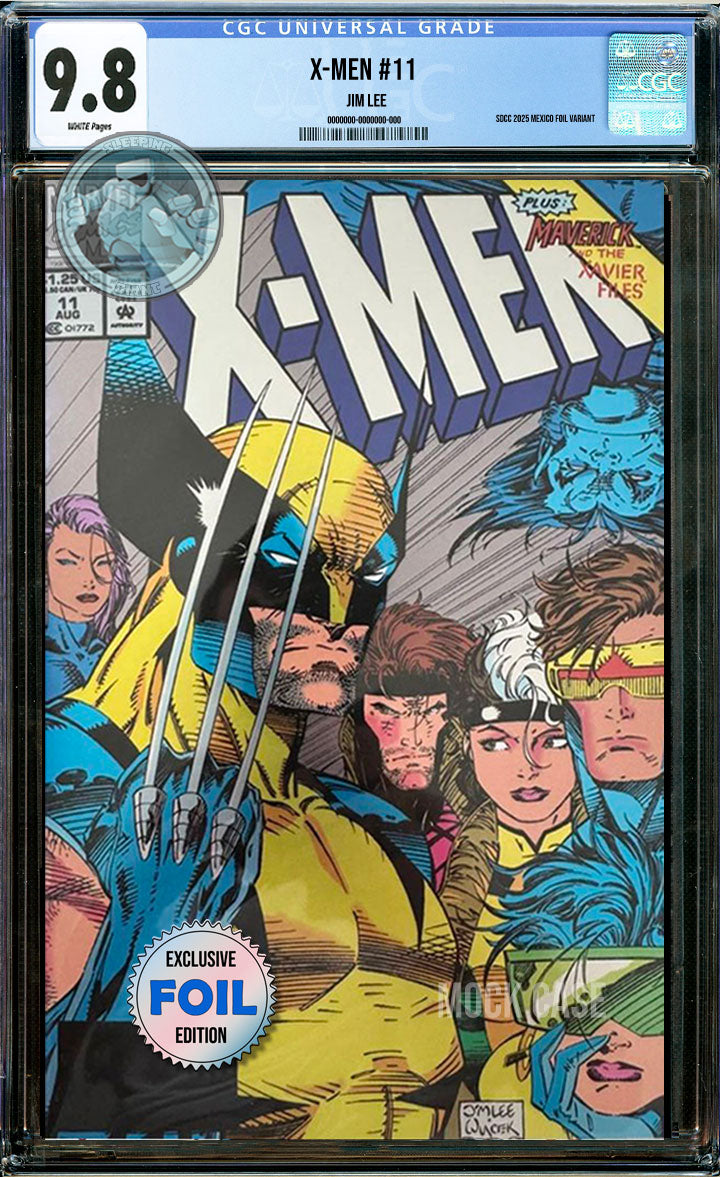 X-MEN #11 JIM LEE SDCC 2025 MEXICO FOIL TRADE VARIANT LTD 1000