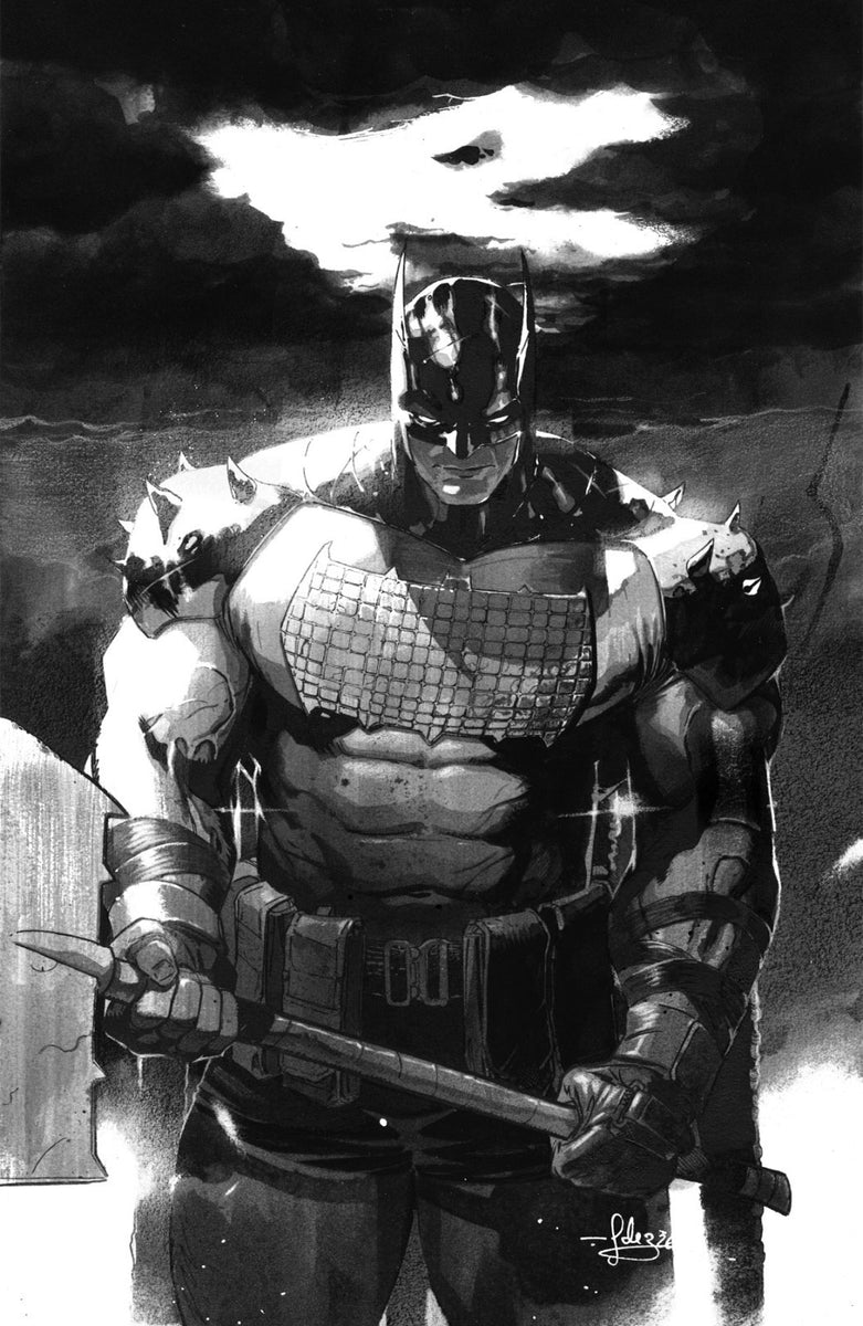 【新品未開封】 x Batman Black Size：L ABSOLUTE BATMAN #20 JAVIER FERNANDEZ BLACK & WHITE EXCLUSIVE