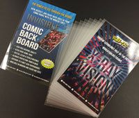 X-RAY VISION - 10 Pack INVISIBLE COMIC BOARDS - Current/Modern - 6 3/4"