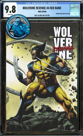 WOLVERINE REVENGE #4 RED BAND CONNECTING COVER MICO SUAYAN EXCLUSIVE TRADE VARIANT [CGC 9.8 BLUE LABEL]