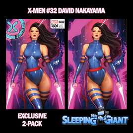 X-MEN #32 DAVID NAKAYAMA EXCLUSIVE TRADE & VIRGIN VARIANT PACK (MAR24)