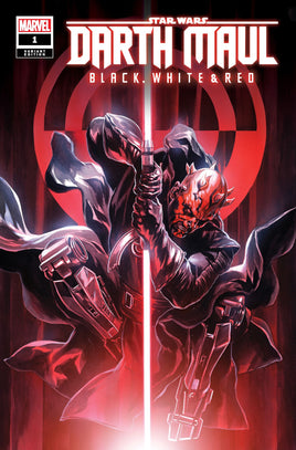 STAR WARS DARTH MAUL BLACK WHITE RED #1 FELIPE MASSAFERA TRADE VARIANT -  SG1-091