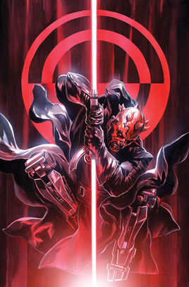 STAR WARS DARTH MAUL BLACK WHITE RED #1 FELIPE MASSAFERA VIRGIN VARIANT -  SG1-092