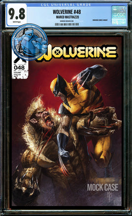 WOLVERINE #48 MARCO MASTRAZZO EXCLUSIVE TRADE VARIANT [CGC 9.8 BLUE LABEL]