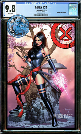 X-MEN #34 JAY ANACLETO EXCLUSIVE TRADE VARIANT [CGC 9.8 BLUE LABEL]