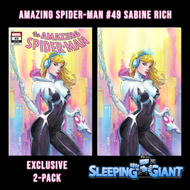 AMAZING SPIDER-MAN #49 SABINE RICH EXCLUSIVE TRADE & VIRGIN VARIANT PACK (MAY24)