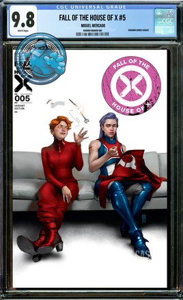 FALL OF THE HOUSE OF X #5 MIGUEL MERCADO TRADE VARIANT [CGC 9.8 BLUE LABEL]