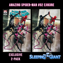 AMAZING SPIDER-MAN #52 EJIKURE EXCLUSIVE TRADE & VIRGIN VARIANT PACK