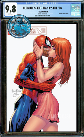 ULTIMATE SPIDER-MAN #2 4TH PTG TYLER KIRKHAM EXCLUSIVE TRADE VARIANT [CGC 9.8 BLUE LABEL]