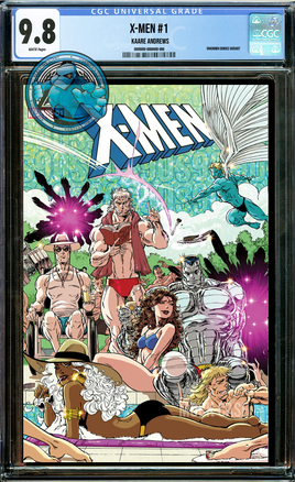 X-MEN #1 KAARE ANDREWS TRADE [CGC 9.8 BLUE LABEL]