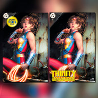 TRINITY DAUGHTER OF WONDER WOMAN #1 KYUYONG EOM TRADE & VIRGIN VARIANT PACK