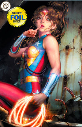 TRINITY DAUGHTER OF WONDER WOMAN #1 KYUYONG EOM FOIL VIRGIN VARIANT HEROES CON 2025 EXCLUSIVE