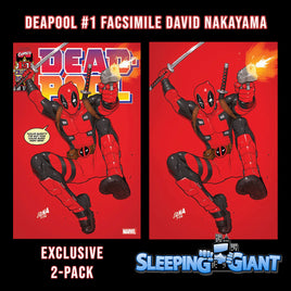 DEADPOOL #1 FACSIMILE DAVID NAKAYAMA TRADE & VIRGIN VARIANT PACK VARIANT