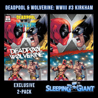 DEADPOOL & WOLVERINE : WWIII #3 TYLER KIRKHAM TRADE & VIRGIN VARIANT PACK
