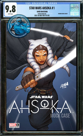 STAR WARS AHSOKA #1 DAVID NAKAYAMA TRADE [CGC 9.8 BLUE LABEL]