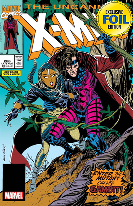 [FOIL] UNCANNY X-MEN #266 ANDY KUBERT 1ST APP GAMBIT [FOIL] TRADE VARIANT