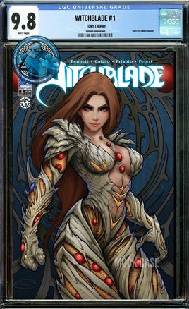 WITCHBLADE #1 TONY TROPHY TRADE [CGC 9.8 BLUE LABEL]