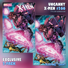 UNCANNY X-MEN #266 TYLER KIRKHAM TRADE & VIRGIN VARIANT PACK VARIANT