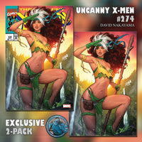 UNCANNY X-MEN #274 DAVID NAKAYAMA TRADE & VIRGIN VARIANT PACK