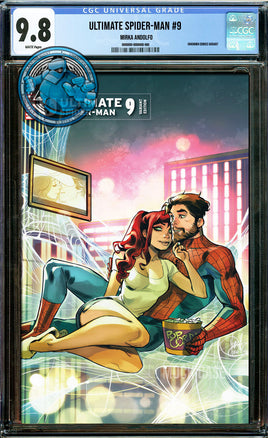 ULTIMATE SPIDER-MAN #9 MIRKA ANDOLFO TRADE [CGC 9.8 BLUE LABEL]