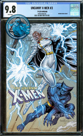 UNCANNY X-MEN #3 TYLER KIRKHAM EXCLUSIVE TRADE VARIANT [CGC 9.8 BLUE LABEL]