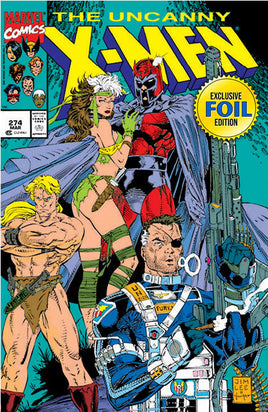 [FOIL] UNCANNY X-MEN #274 FACSIMILE JIM LEE TRADE VARIANT