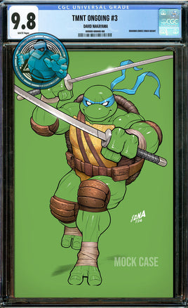 TMNT ONGOING #3 DAVID NAKAYAMA VIRGIN [CGC 9.8 BLUE LABEL]