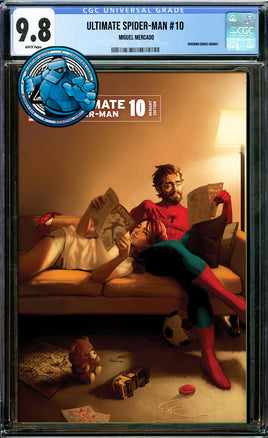 ULTIMATE SPIDER-MAN #10 MIGUEL MERCADO TRADE VARIANT [CGC 9.8 BLUE LABEL]