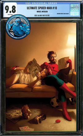 ULTIMATE SPIDER-MAN #10 MIGUEL MERCADO VIRGIN VARIANT [CGC 9.8 BLUE LABEL]