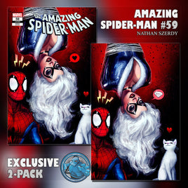 AMAZING SPIDER-MAN #59 NATHAN SZERDY TRADE & VIRGIN VARIANT PACK VARIANT