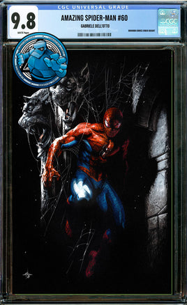 AMAZING SPIDER-MAN #60 GABRIELE DELL’OTTO VIRGIN VARIANT [CGC 9.8 BLUE LABEL]