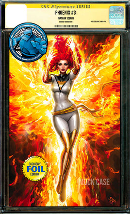 [SIGNED] [FOIL] PHOENIX #3 NATHAN SZERDY VIRGIN NYCC 2024 EXCLUSIVE VIRGIN [CGC YELLOW LABEL]