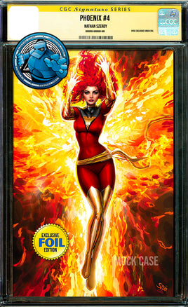 [SIGNED] [FOIL] PHOENIX #4 NATHAN SZERDY VIRGIN NYCC 2024 EXCLUSIVE VIRGIN [CGC YELLOW LABEL]