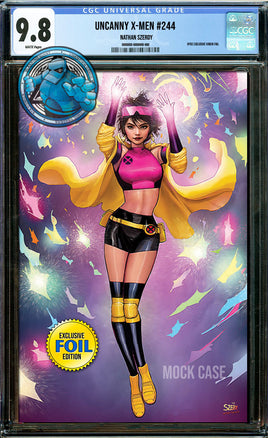 [FOIL] UNCANNY X-MEN #244 NATHAN SZERDY FACSIMILE NYCC 2024 EXCLUSIVE VIRGIN [CGC 9.8 BLUE LABEL]