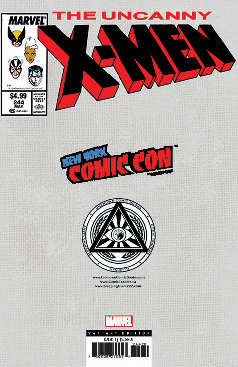 [FOIL] UNCANNY X-MEN #244 NATHAN SZERDY FACSIMILE NYCC 2024 EXCLUSIVE ...