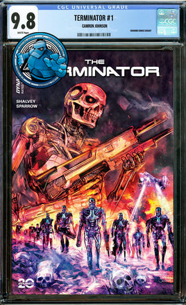 TERMINATOR #1 (Camron T Johnson) EXCLUSIVE TRADE VARIANT PRE-ORDER [CGC 9.8 BLUE LABEL]