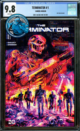 TERMINATOR #1 (Camron T Johnson) GLITCH NYCC TRADE EXCLUSIVE 10/22/24 PRE-ORDER [CGC 9.8 BLUE LABEL]