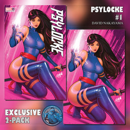 PSYLOCKE #1 DAVID NAKAYAMA EXCLUSIVE TRADE & VIRGIN VARIANT PACK