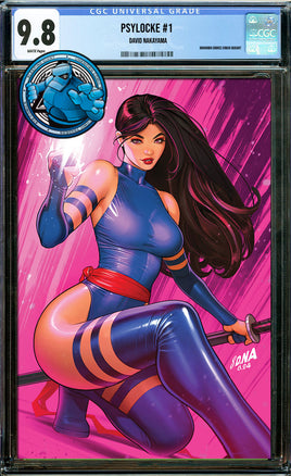 PSYLOCKE #1 DAVID NAKAYAMA EXCLUSIVE VIRGIN VARIANT [CGC 9.8 BLUE LABEL]