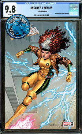 UNCANNY X-MEN #5 CONNECTING COVER TYLER KIRKHAM EXCLUSIVE TRADE VARIANT [CGC 9.8 BLUE LABEL]