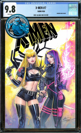 X-MEN #7 SABINE RICH EXCLUSIVE TRADE VARIANT [CGC 9.8 BLUE LABEL]