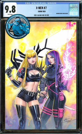 X-MEN #7 SABINE RICH EXCLUSIVE VIRGIN VARIANT [CGC 9.8 BLUE LABEL]