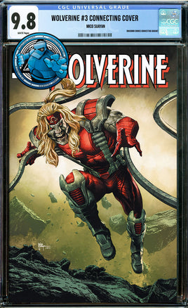 WOLVERINE #3 CONNECTING COVER MICO SUAYAN EXCLUSIVE TRADE VARIANT [CGC 9.8 BLUE LABEL]