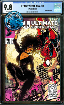 ULTIMATE SPIDER-MAN #11 KAARE ANDREWS EXCLUSIVE TRADE VARIANT [CGC 9.8 BLUE LABEL]