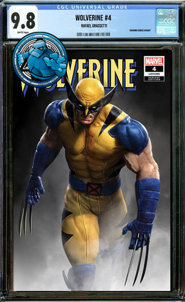 WOLVERINE #4 RAFAEL GRASSETTI EXCLUSIVE TRADE VARIANT [CGC 9.8 BLUE LABEL]