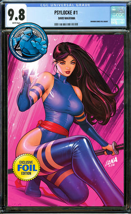 [FOIL] PSYLOCKE #1 DAVID NAKAYAMA EXCLUSIVE VIRGIN VARIANT [CGC 9.8 BLUE LABEL]